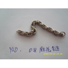 Fashion best selling high quality custom metal dog chain/handbag chain for sale